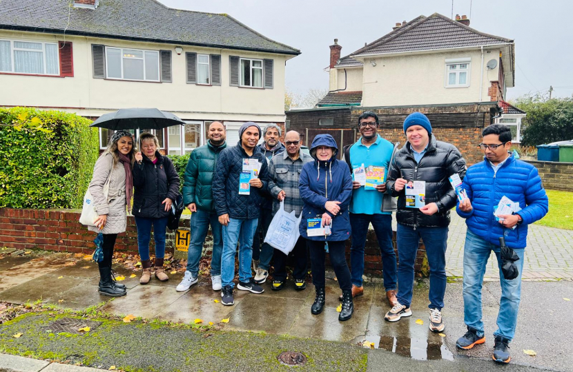 Campaigning with Cllr Susan Hall in Harrow