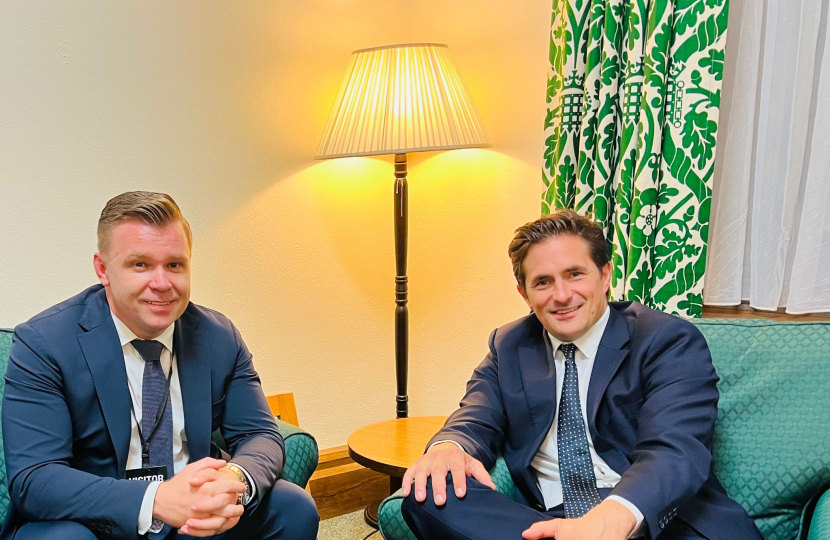 His Excellency Johnny Mercer MP with Stefan Voloseniuc 1